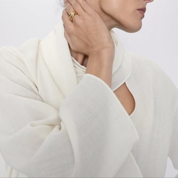 COPY - NWT! Zara scarf blouse - size small - Picture 3 of 4